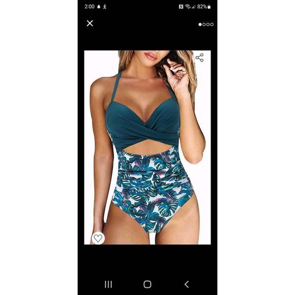 NWOT CUPSHE ONE PIECE SWIMSUIT - Picture 1 of 4
